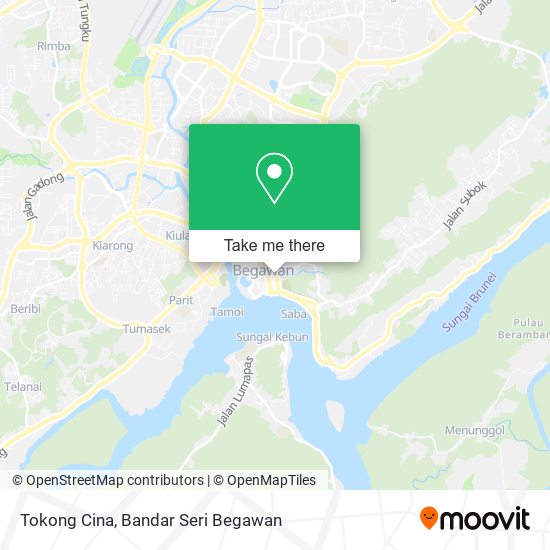 Tokong Cina map