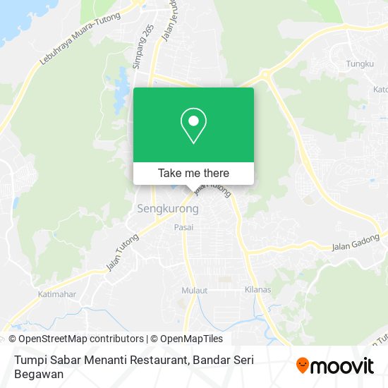 Tumpi Sabar Menanti Restaurant map
