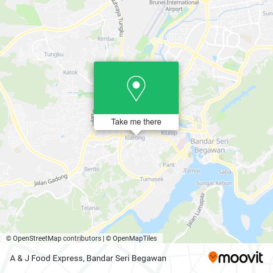 A & J Food Express map