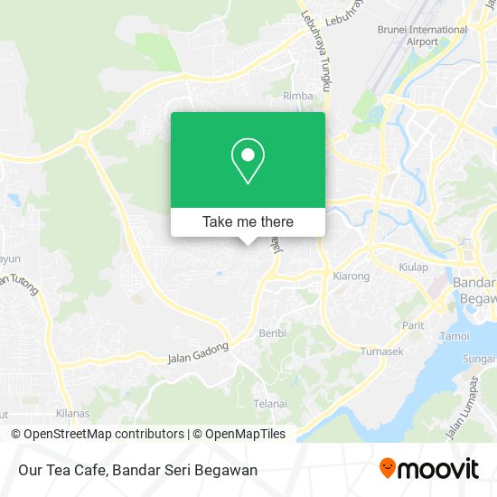 Our Tea Cafe map