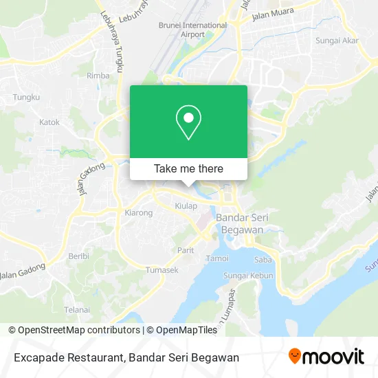 Excapade Restaurant map