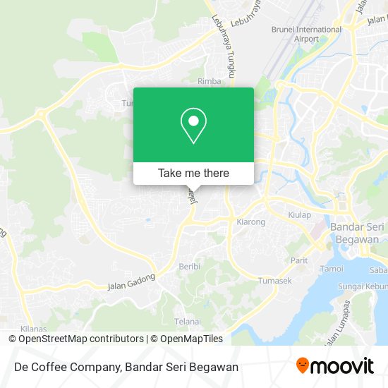 De Coffee Company map