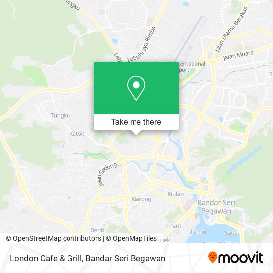 London Cafe & Grill map