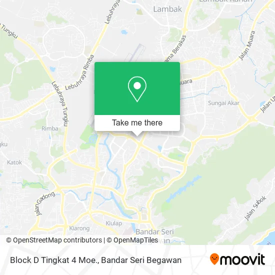 Block D Tingkat 4 Moe. map
