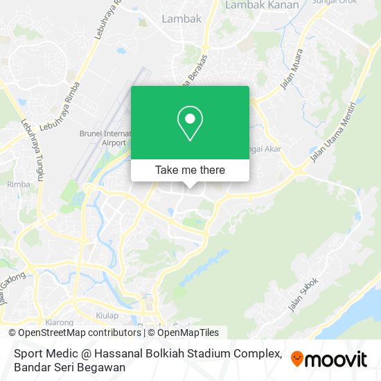 Sport Medic @ Hassanal Bolkiah Stadium Complex map