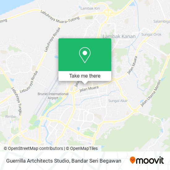 Guerrilla Artchitects Studio map