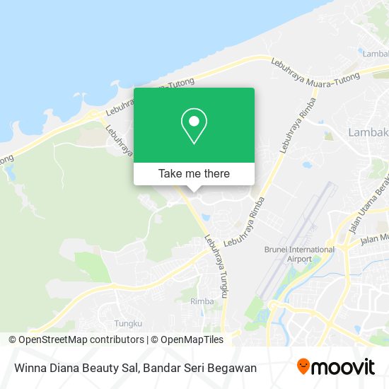 Winna Diana Beauty Sal map