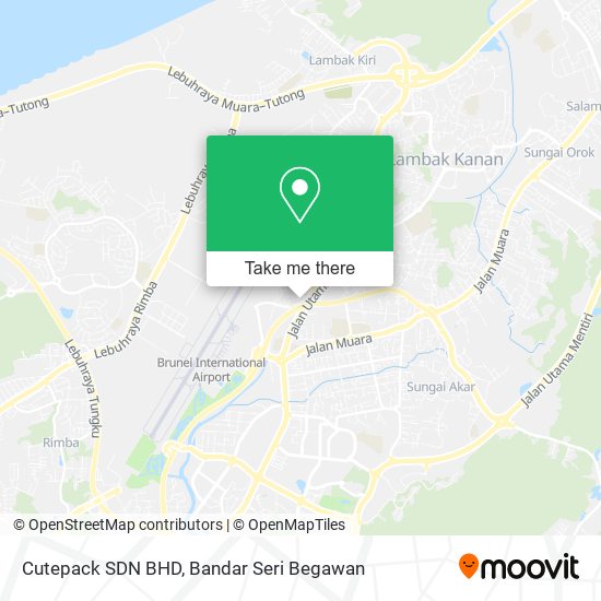 Cutepack SDN BHD map