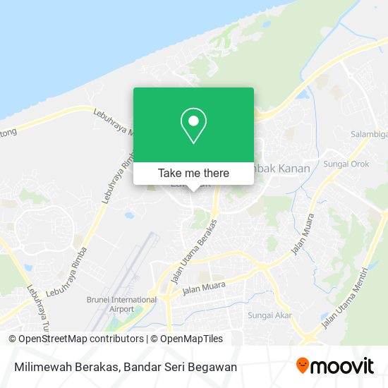 Milimewah Berakas map