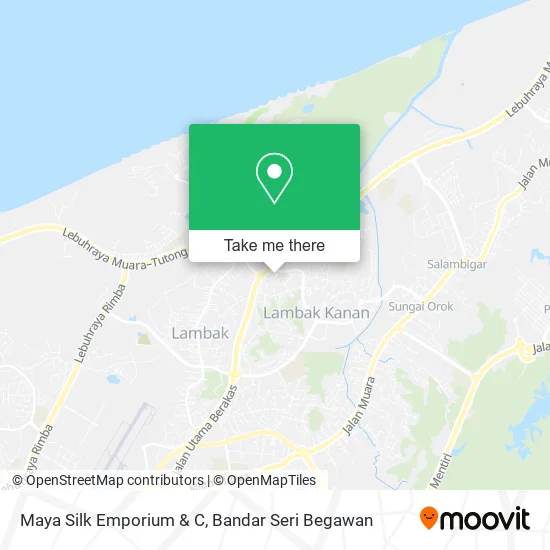 Maya Silk Emporium & C map