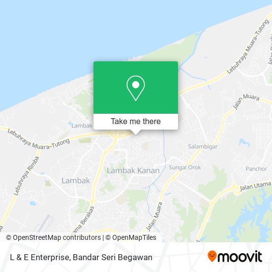 L & E Enterprise map