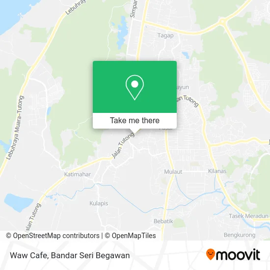 Waw Cafe map