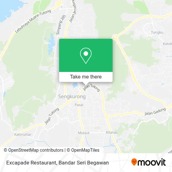 Excapade Restaurant map