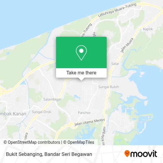Bukit Sebanging map