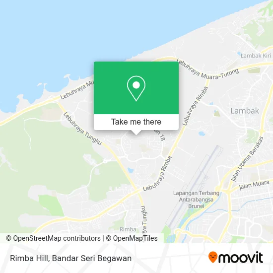 Rimba Hill map
