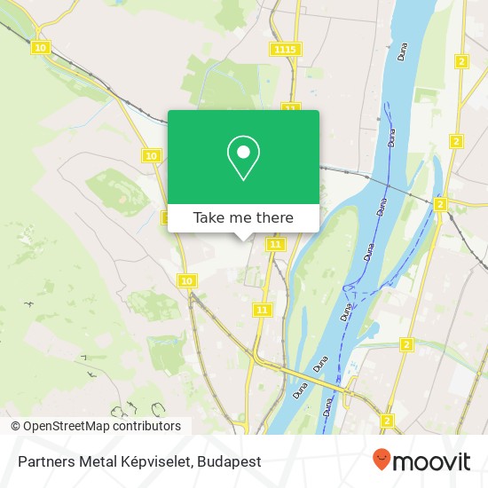 Partners Metal Képviselet map