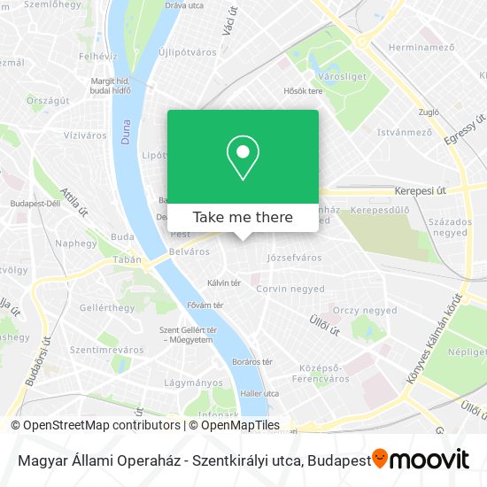 Magyar Állami Operaház - Szentkirályi utca map