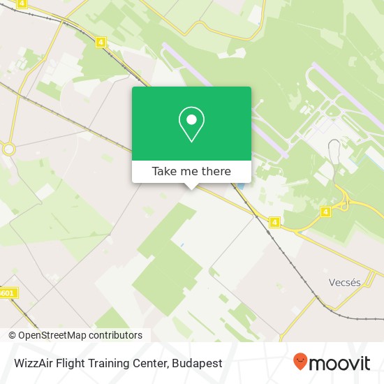 WizzAir Flight Training Center map