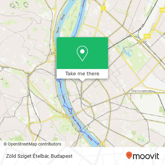 Zöld Sziget Ételbár map