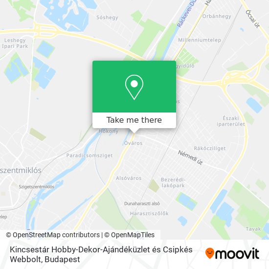 Kincsestár Hobby-Dekor-Ajándéküzlet és Csipkés Webbolt map