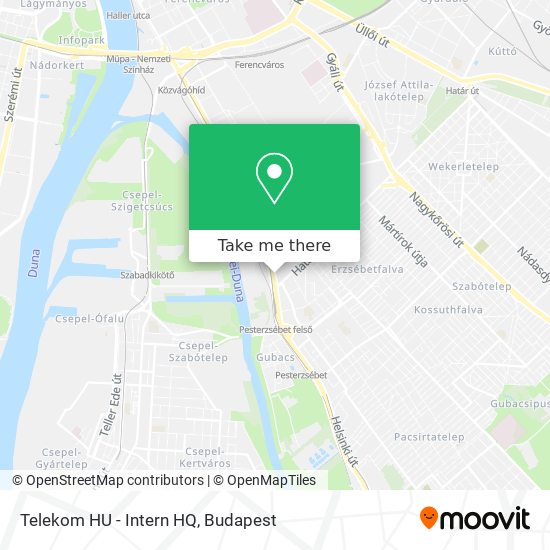 Telekom HU - Intern HQ map