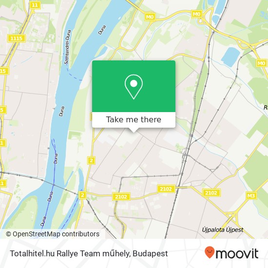 Totalhitel.hu Rallye Team műhely map