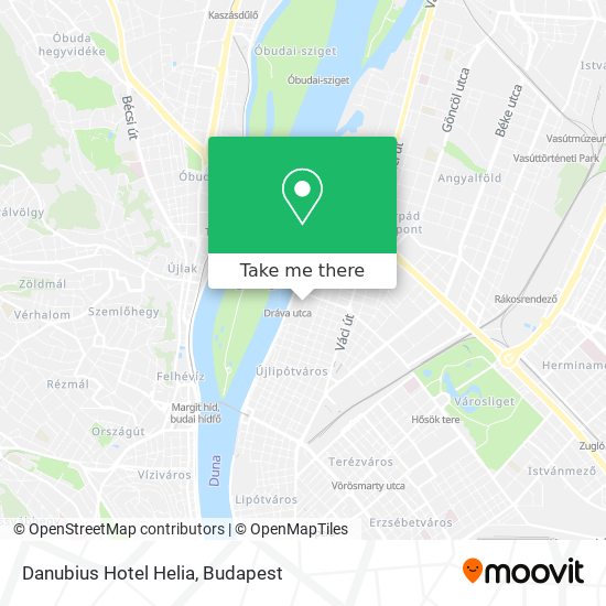 Danubius Hotel Helia map