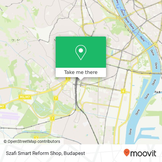 Szafi Smart Reform Shop map