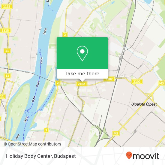 Holiday Body Center map