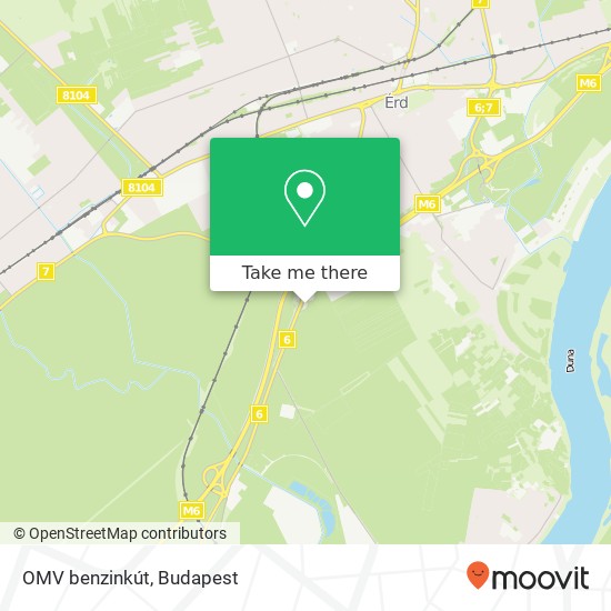 OMV benzinkút map