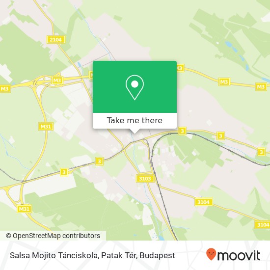 Salsa Mojito Tánciskola, Patak Tér map