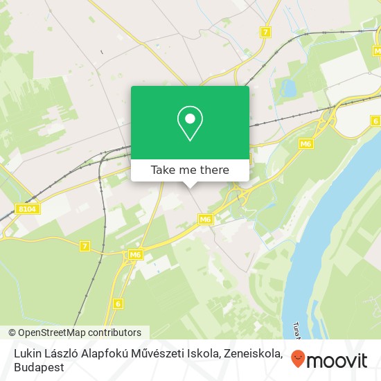 Lukin László Alapfokú Művészeti Iskola, Zeneiskola map
