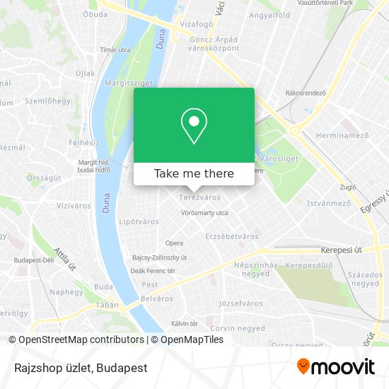 Rajzshop üzlet map