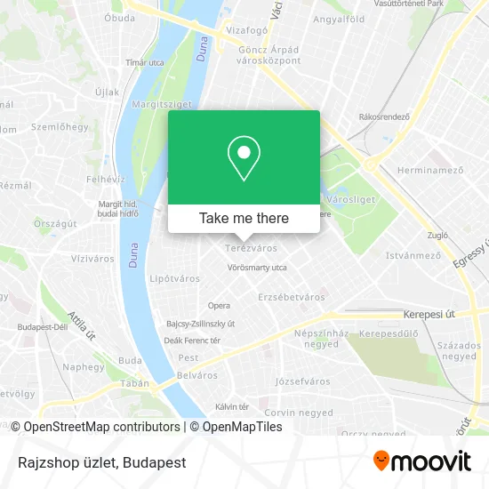 Rajzshop üzlet map