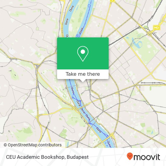 CEU Academic Bookshop map