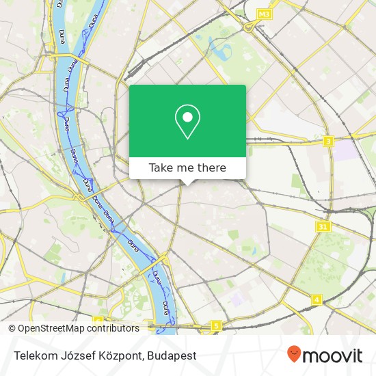 Telekom József Központ map