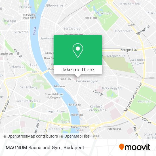 MAGNUM Sauna and Gym map