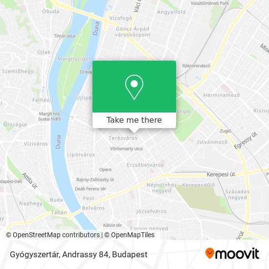 Gyógyszertár, Andrassy 84 map