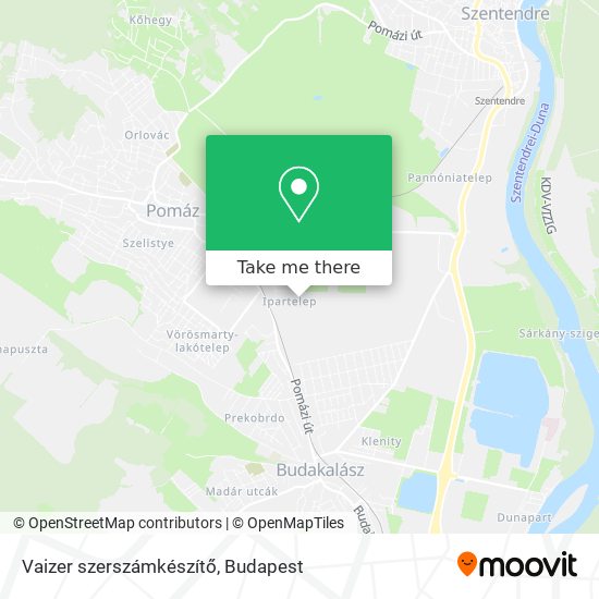 Vaizer szerszámkészítő map