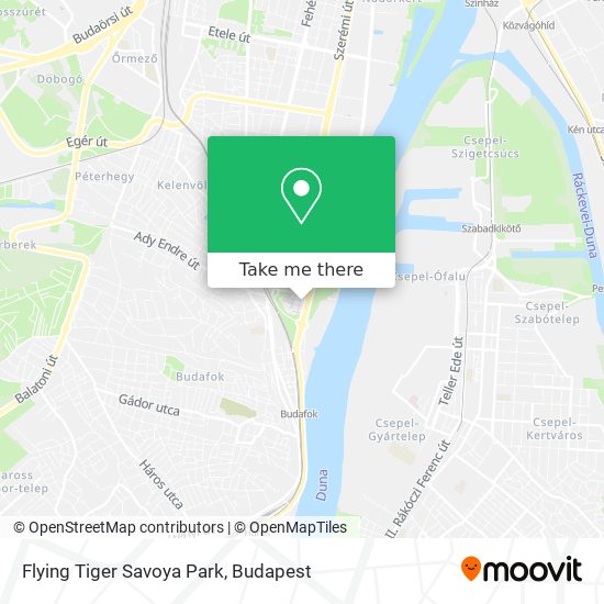 Flying Tiger Savoya Park map