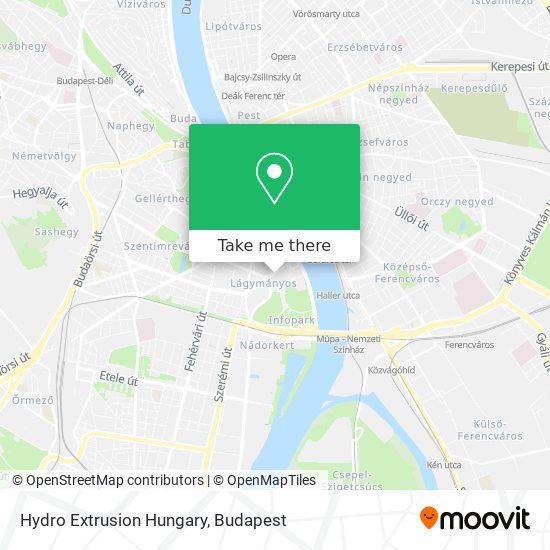 Hydro Extrusion Hungary map
