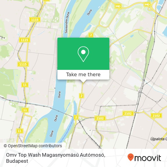 Omv Top Wash Magasnyomású Autómosó map