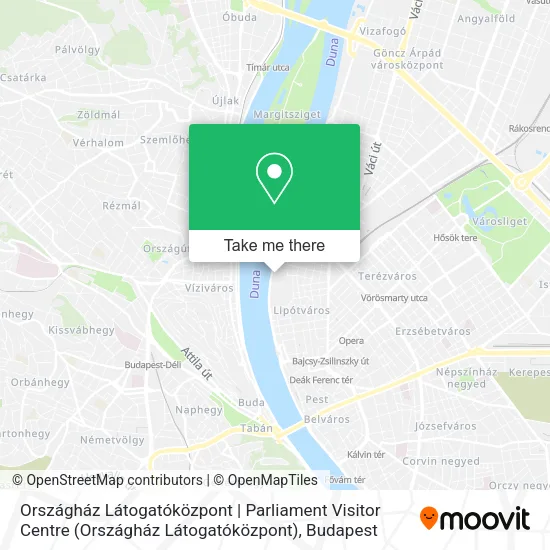 Országház Látogatóközpont | Parliament Visitor Centre map