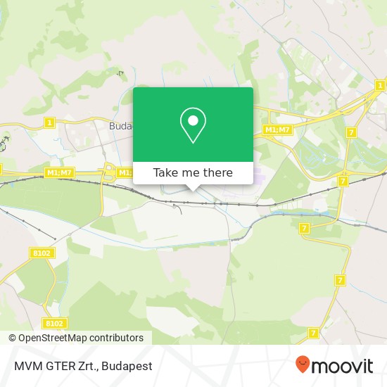MVM GTER Zrt. map