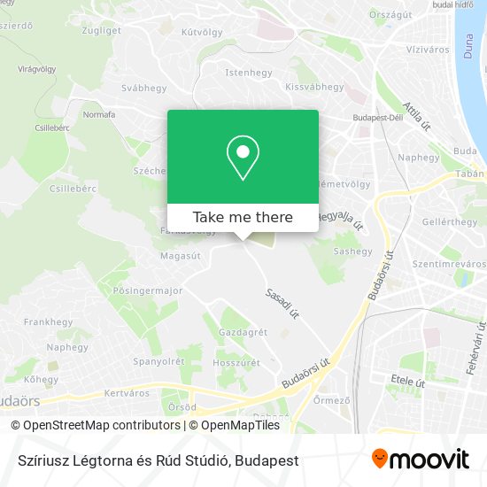 Szíriusz Légtorna és Rúd Stúdió map