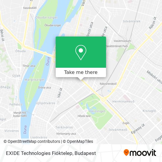 EXIDE Technologies Fióktelep map