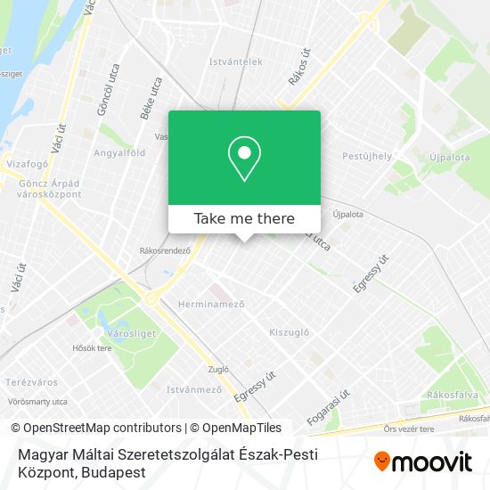 Magyar Máltai Szeretetszolgálat Észak-Pesti Központ map