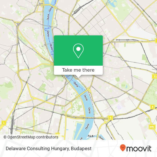 Delaware Consulting Hungary map