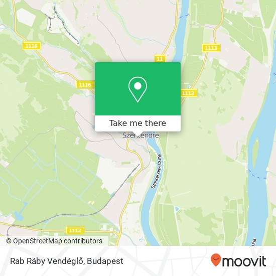 Rab Ráby Vendéglő map