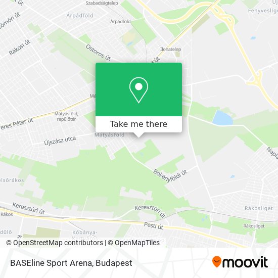 BASEline Sport Arena map